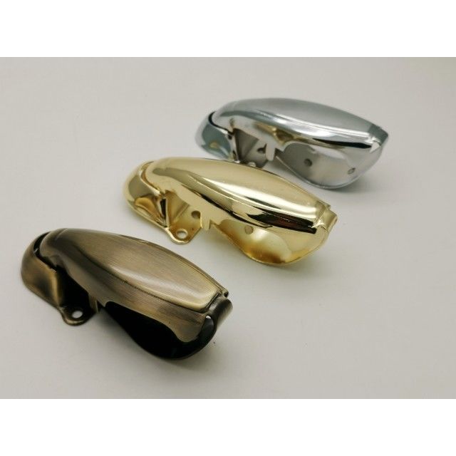 Stamped Metal Coffin Hardware Gold Plating Casket Arm SGS